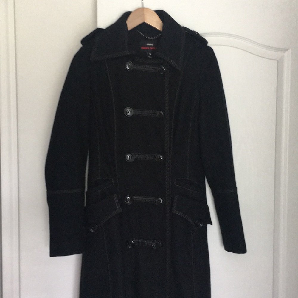 Miss Sixty Long Wool Trench Coat